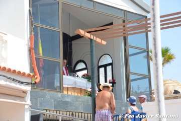 Misa y procesión terrestre-marítima de la playa de Ojos de Garza (Foto TA)